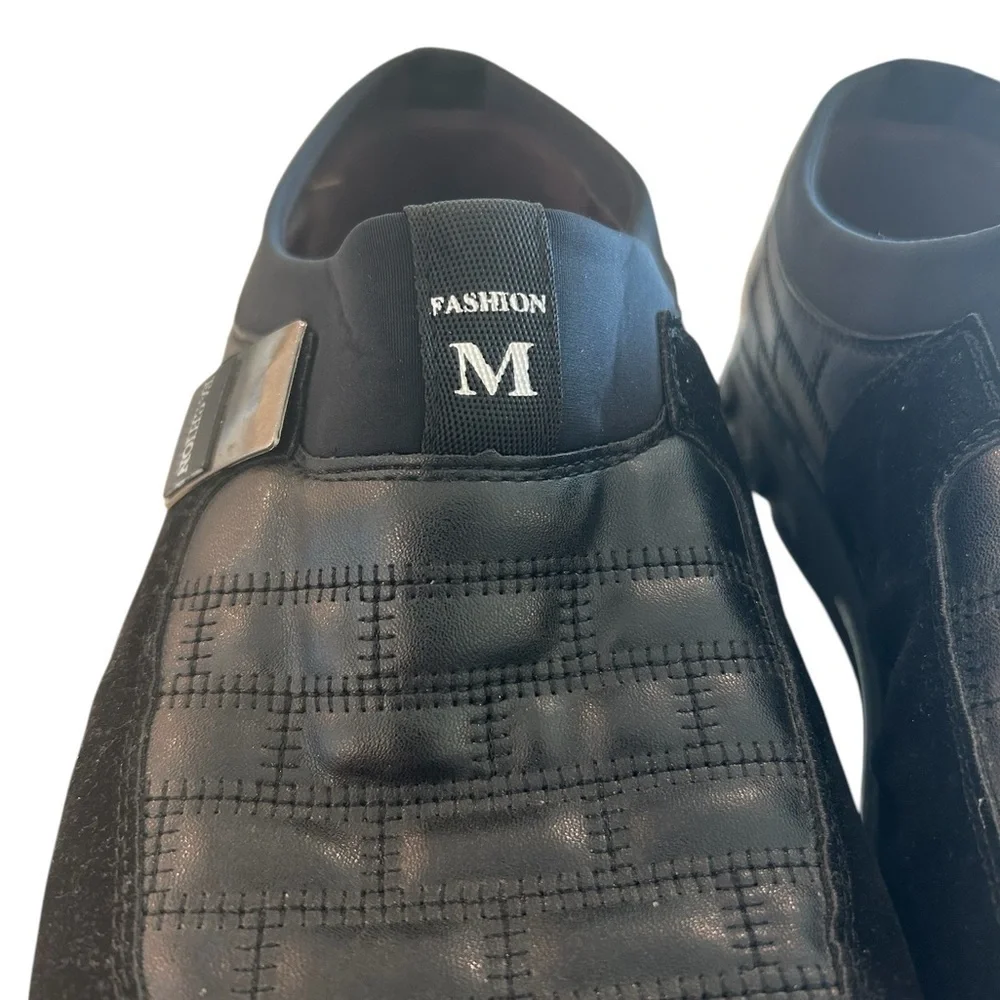 FLAGELI Men's 12.5 Premium Leather Dress Shoes Comfort Business Casual -‎ NWOT